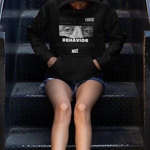 Women's Behavior Follows Belief Premium Front Pouch Pocket Hoodie Long Sleeve